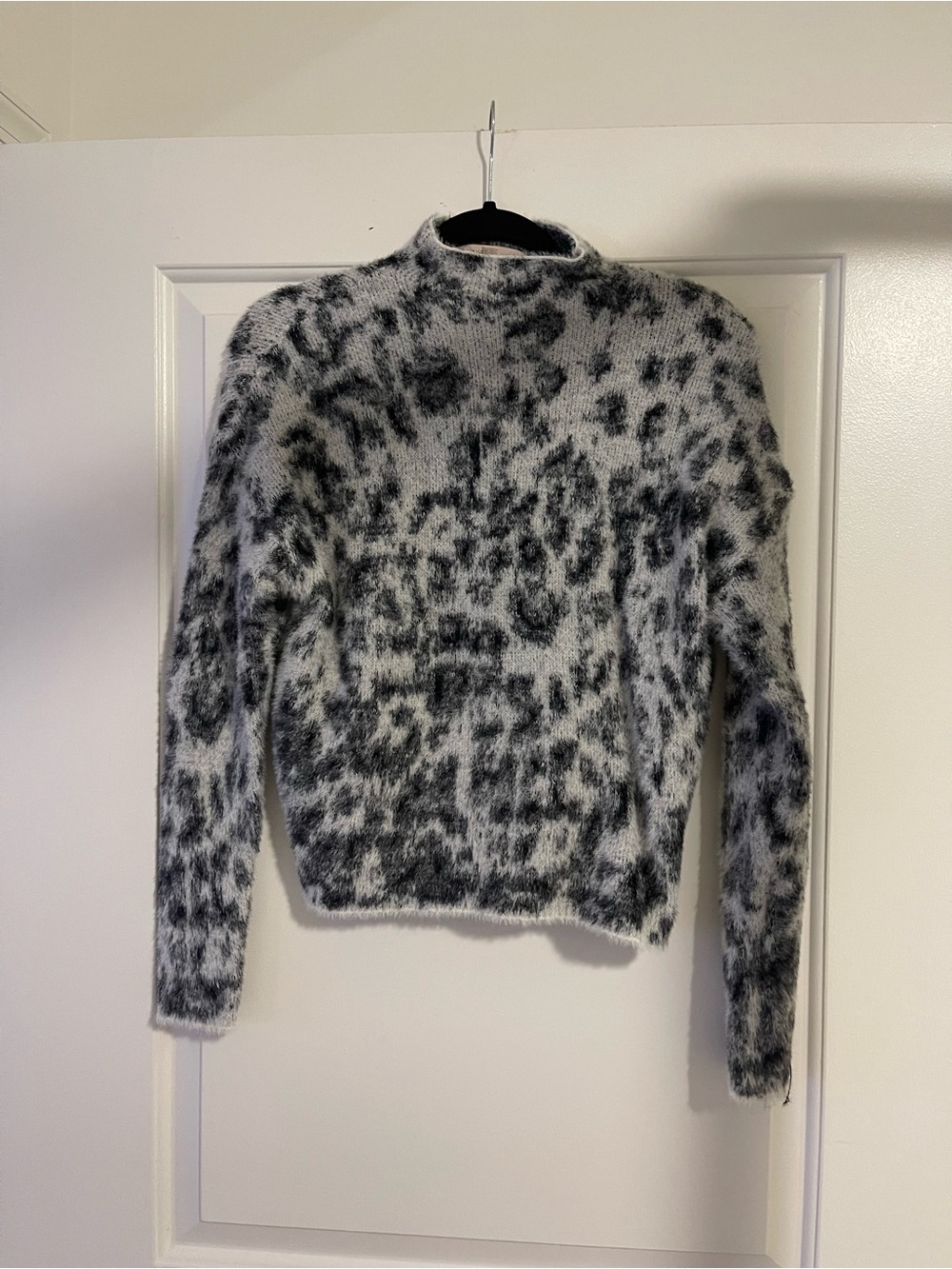 Philosophy Animal Print Mock Neck Sweater - Size S
